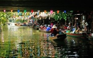 بازار شناور بانکوک تایلند