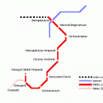 نقشه مترو ایروان