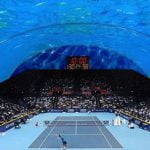 مسابقات تنیس زیر آب دبی