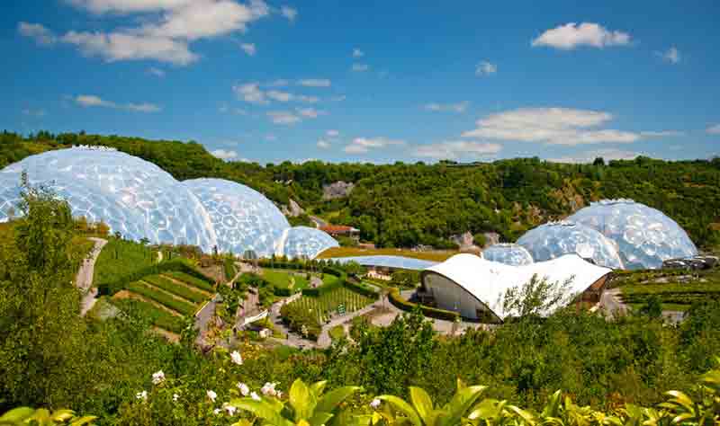 بزرگ ترین گلخانه جهان در انگلیس