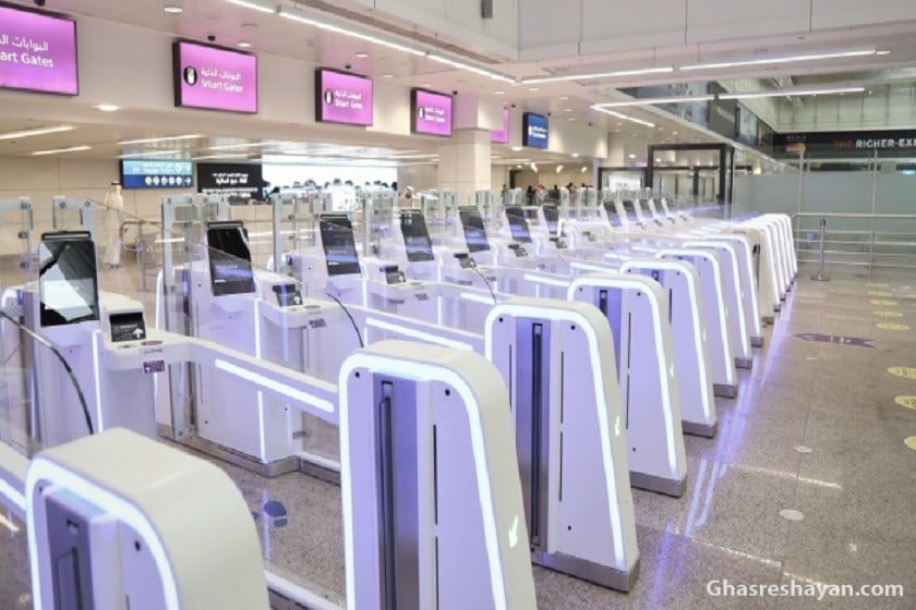 تشخیص هویت در فرودگاه دبی