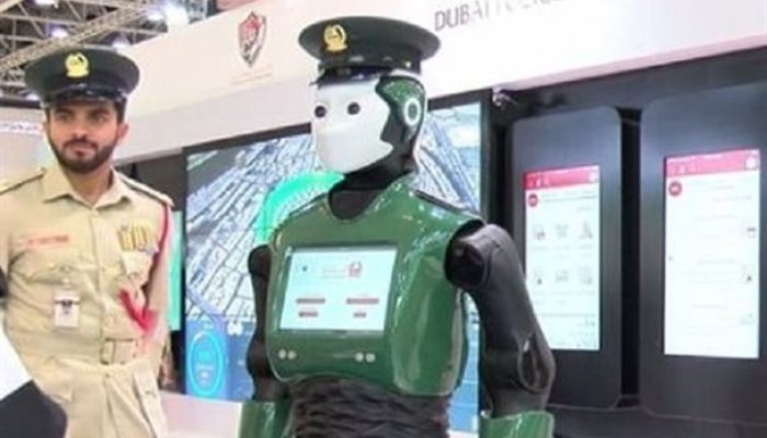 ربات های پلیس دبی